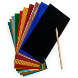 DOOKOŁA ŚWIATA zestaw kreatywny z folią transferową 6 obrazków Moulin Roty 6+