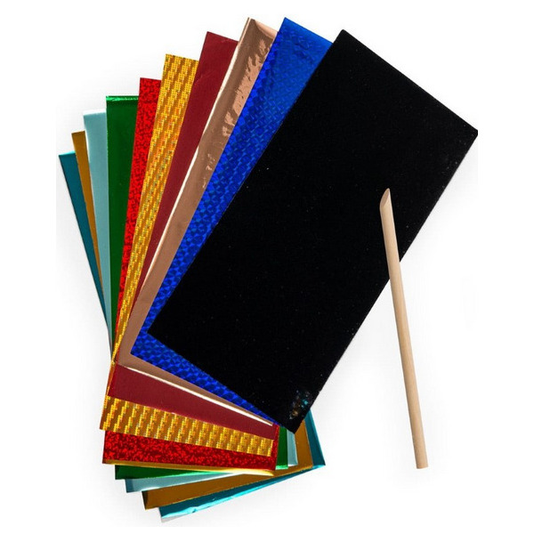 DOOKOŁA ŚWIATA zestaw kreatywny z folią transferową 6 obrazków Moulin Roty 6+