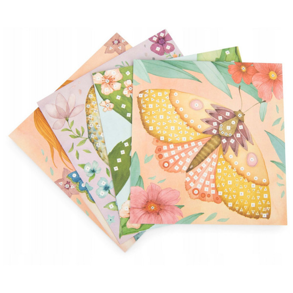 LES ROSALIES mozaiki wyklejanki zestaw kreatywny Moulin Roty 5+