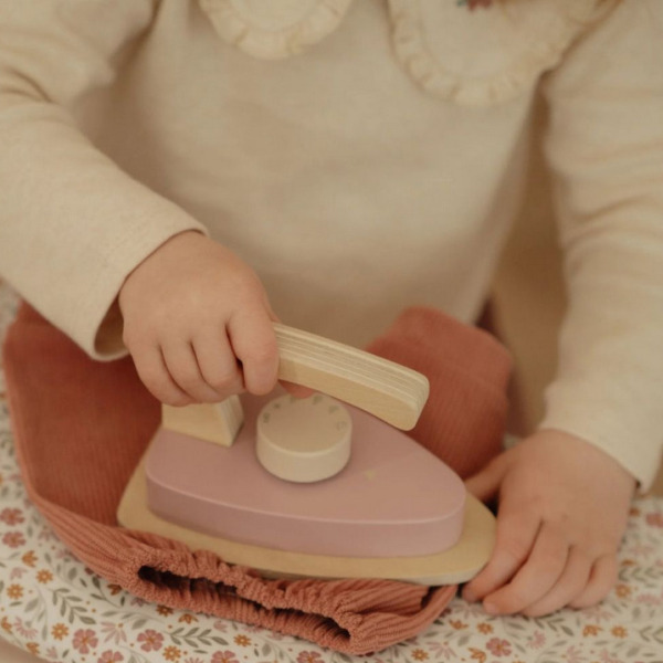 DREWNIANA DESKA DO PRASOWANIA zabawa w dom FSC Little Dutch 3+