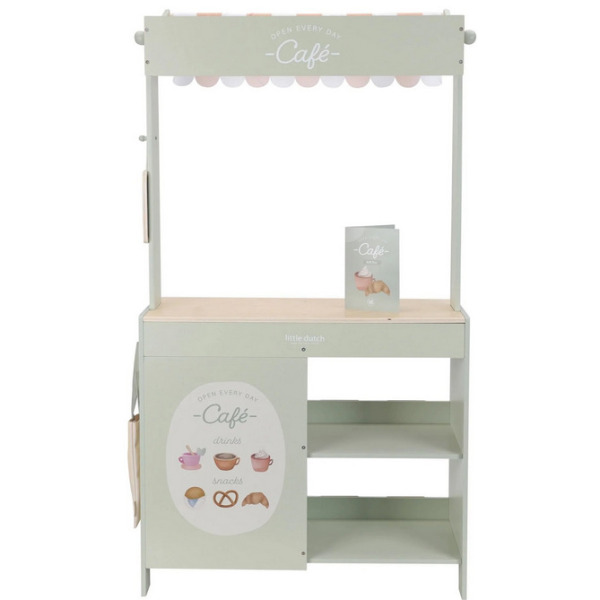 DREWNIANY SKLEPIK do zabawy z akcesoriami FSC Little Dutch 3+