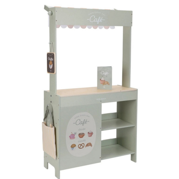 DREWNIANY SKLEPIK do zabawy z akcesoriami FSC Little Dutch 3+