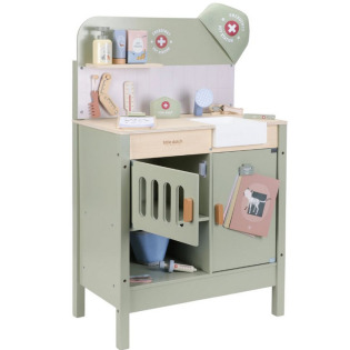 DREWNIANY GABINET WETERYNARYJNY z akcesoriami FSC Little Dutch 3+