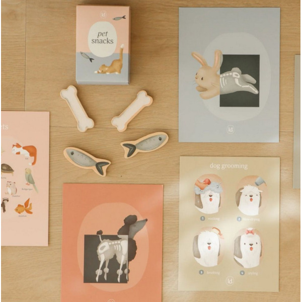 DREWNIANY GABINET WETERYNARYJNY z akcesoriami FSC Little Dutch 3+