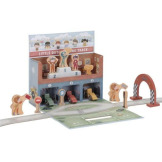 PRZENOŚNY TOR WYŚCIGOWY z akcesoriami w walizeczce FSC Little Dutch 18m+