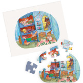 W PRZYTULNYM DOMKU puzzle zestaw 4 układanek 12 el. Les Minouchkas Moulin Roty 3+