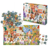 ŚWIĘTO WIOSNY puzzle tekturowe dla dzieci 500 el. Les Minouchkas Moulin Roty 8+