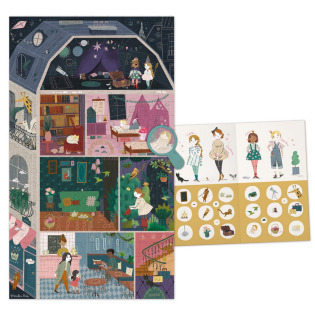 PARYSKA KAMIENICA puzzle obserwacyjne dla dzieci 200 el. Les Parisiennes Moulin Roty 6+