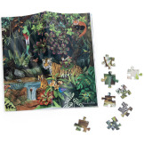 W TROPIKALNYM LESIE puzzle tekturowe dla dzieci 350 el. Moulin Roty 7+