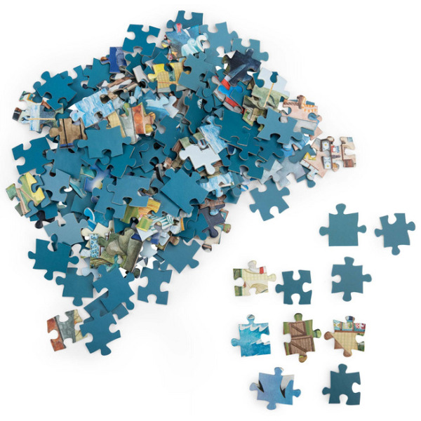 LATARNIA MORSKA puzzle tekturowe dla dzieci 500 el. z plakatem Moulin Roty 8+