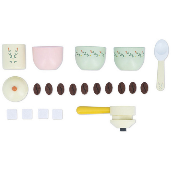 DREWNIANY EKSPRES ciśnieniowy do kawy z akcesoriami 20 el. Shiny Grandma 3+