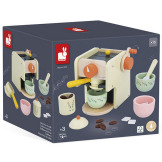 DREWNIANY EKSPRES ciśnieniowy do kawy z akcesoriami 20 el. Shiny Grandma 3+