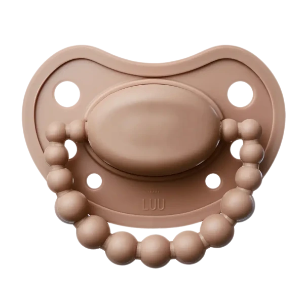 Smoczek pozycjonujący MILK HAZELNUT 0-3M LUU Kids