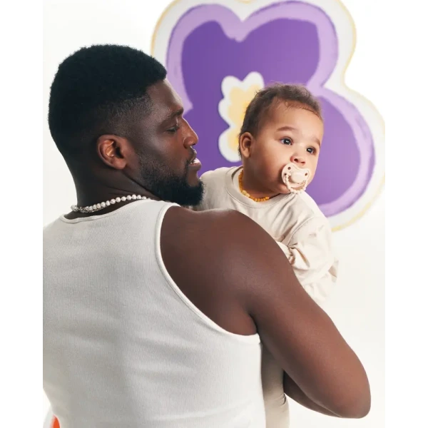 Smoczek pozycjonujący COOKIE BEIGE 0-3M LUU Kids