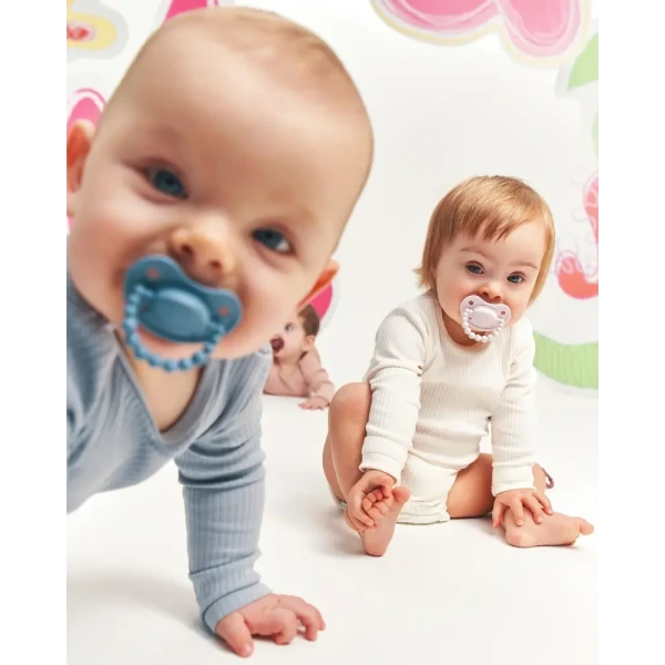 Smoczek pozycjonujący CLOUDY BLUE 0-3M LUU Kids