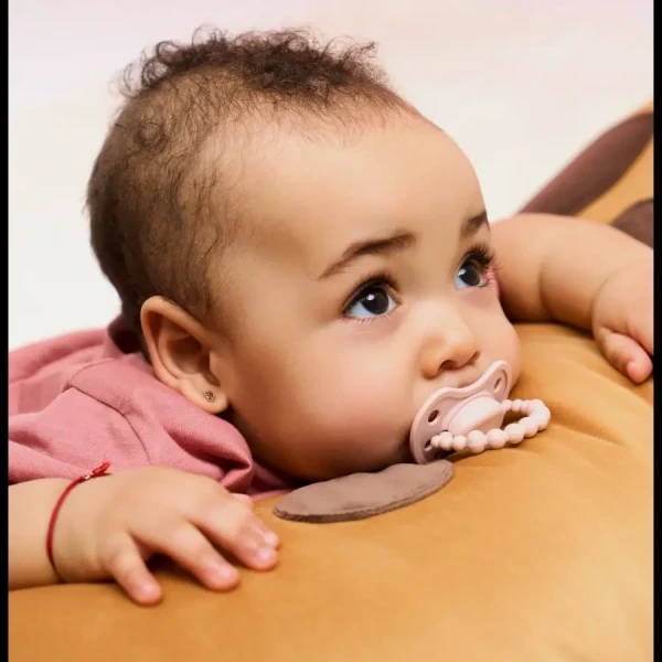 Smoczek pozycjonujący VELVET BLUSH 0-3M LUU Kids