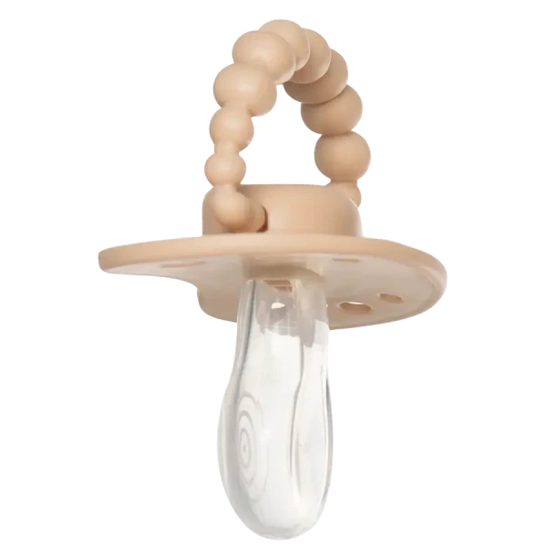 Smoczek pozycjonujący COOKIE BEIGE 3-6M LUU Kids