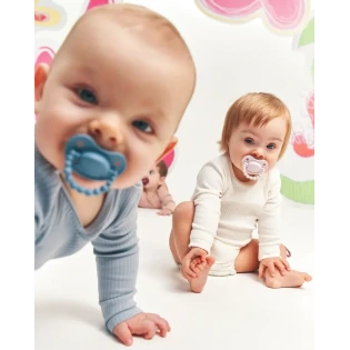 Smoczek pozycjonujący CLOUDY BLUE 6M+ LUU Kids