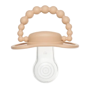 Smoczek pozycjonujący COOKIE BEIGE 6M+ LUU Kids