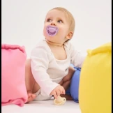 Smoczek pozycjonujący FRENCH LAVENDER 6M+ LUU Kids