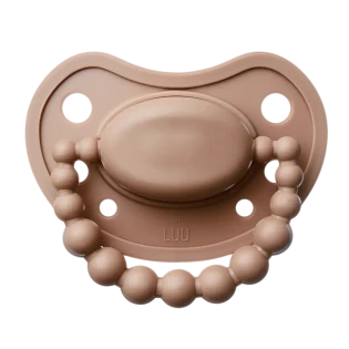 Smoczek pozycjonujący MILK HAZELNUT 6M+ LUU Kids