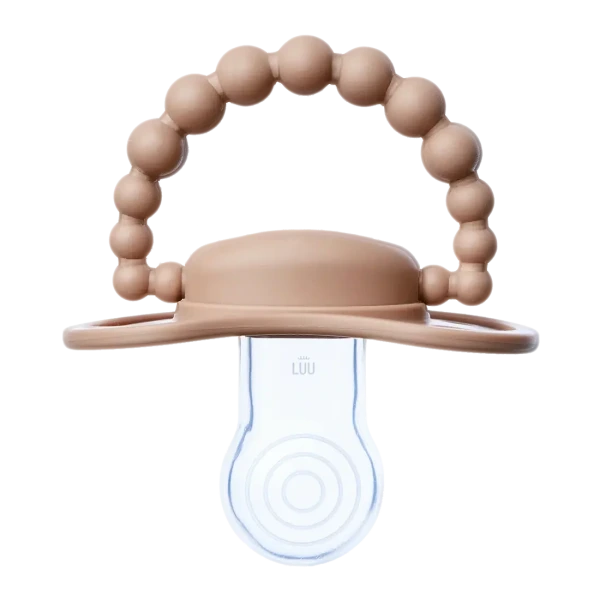 Smoczek pozycjonujący MILK HAZELNUT 6M+ LUU Kids