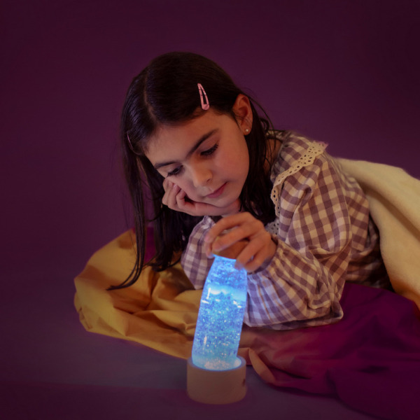 Lampka sensoryczna LED Magic Light Base – podświetlenie do butelek sensorycznych, baza świetlna Petit Boum