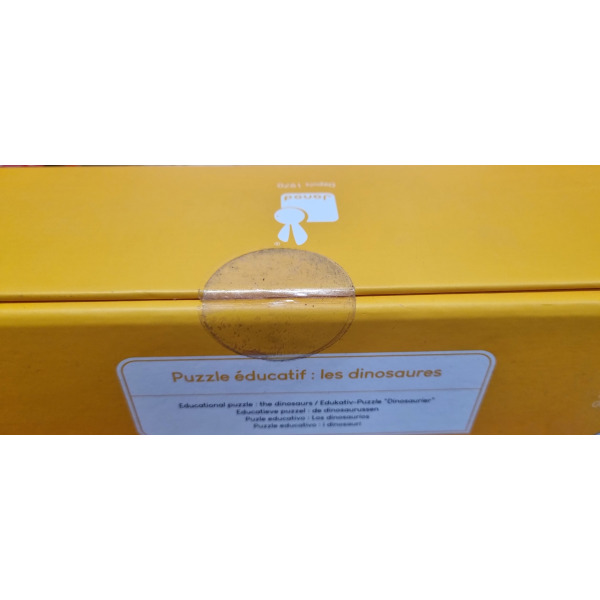 DINOZAURY puzzle tekturowe z figurkami 3D 200 el.