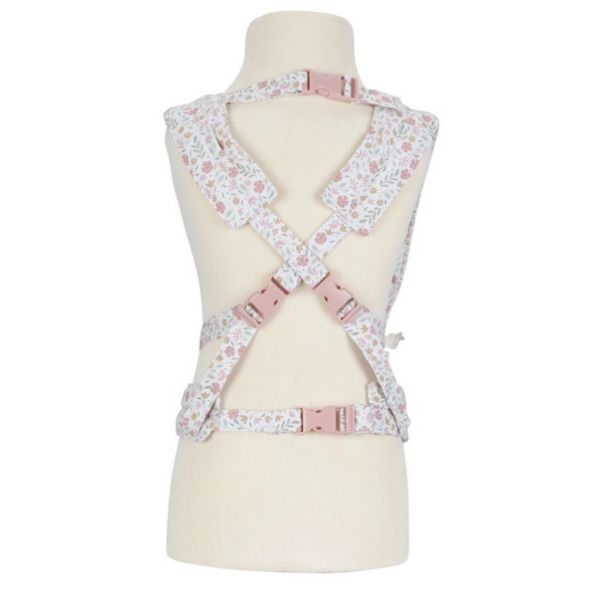 NOSIDEŁKO DLA LALEK beżowe w kwiatuszki Little Dutch 3+