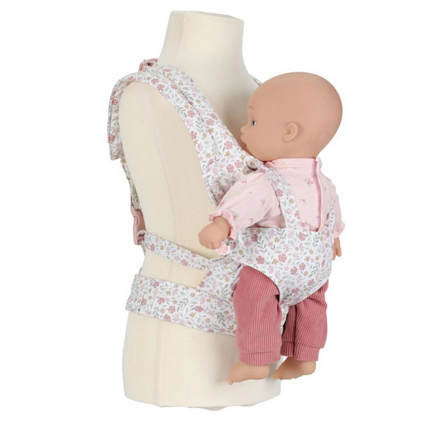 NOSIDEŁKO DLA LALEK beżowe w kwiatuszki Little Dutch 3+