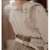 NOSIDEŁKO DLA LALEK beżowe w kwiatuszki Little Dutch 3+