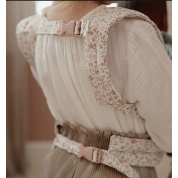 NOSIDEŁKO DLA LALEK beżowe w kwiatuszki Little Dutch 3+