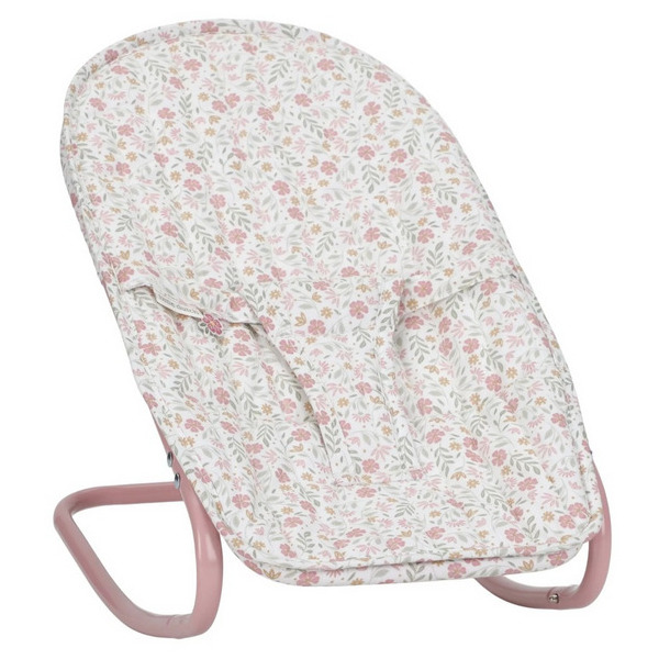 LEŻACZEK BUJACZEK dla lalek beżowy w kwiatuszki Little Dutch 3+