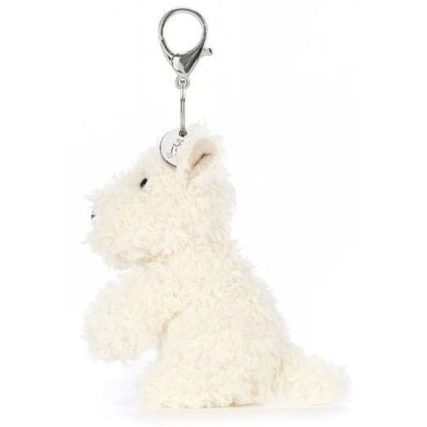 Breloczek Terrier Kremowy pluszowa zawieszka 16 cm Jellycat