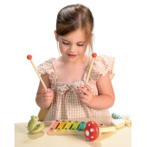 LEŚNY OGRÓD zestaw drewnianych instrumentów muzycznych Mentari 3+