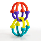 SILIKONOWE KLOCKI innowacyjne przyssawki 46 el. Plip Kit Fat Brain Toy 5+