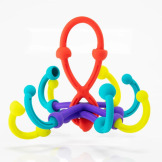 SILIKONOWE KLOCKI innowacyjne przyssawki 46 el. Plip Kit Fat Brain Toy 5+