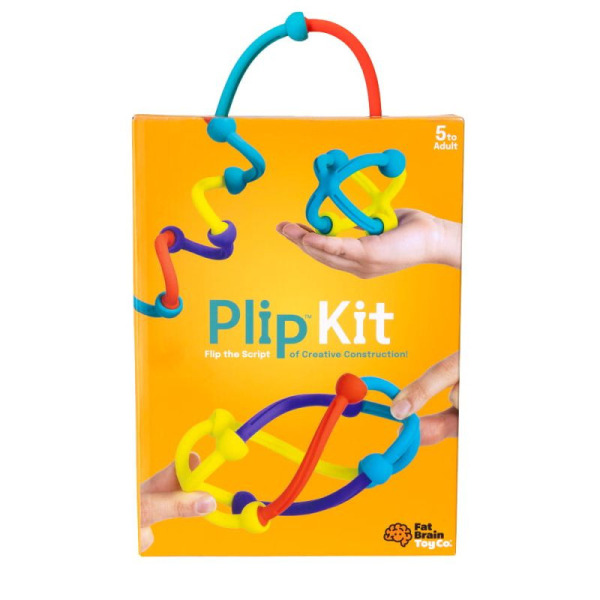 SILIKONOWE KLOCKI innowacyjne przyssawki 46 el. Plip Kit Fat Brain Toy 5+