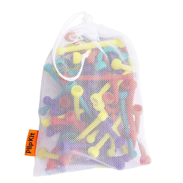 SILIKONOWE KLOCKI innowacyjne przyssawki 46 el. Plip Kit Fat Brain Toy 5+