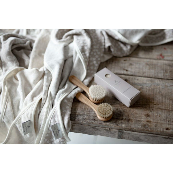 SZCZOTKA z naturalnego włosia koziego relaksacyjna