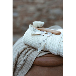 SZCZOTKA z naturalnego włosia koziego relaksacyjna