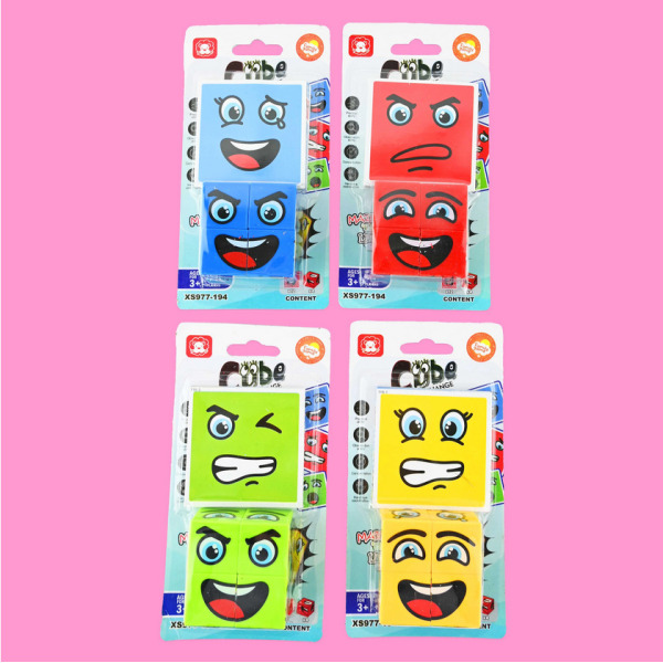 EMOCJE  gra Montessori kostki emotki z kartami pracy 3+