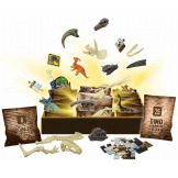 PUDEŁKO 25 NIESPODZIANEK Z DINOZAURAMI mały archeolog zestaw kreatywny do kalendarza adwentowego BUKI 6+