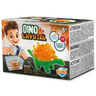 KRYSZTAŁOWY DINOZAUR  zestaw kreatywny hodowla kryształów Mini Lab BUKI 8+