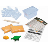 KRYSZTAŁOWY DINOZAUR  zestaw kreatywny hodowla kryształów Mini Lab BUKI 8+