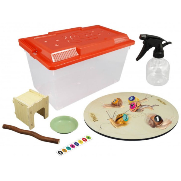 DOMEK DLA ŚLIMAKÓW zestaw naukowy do obserwacji mięczaków BUKI 6+