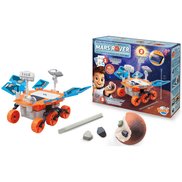 ŁAZIK MARSJAŃSKI zasilany energią słoneczną zestaw naukowy BUKI 8+