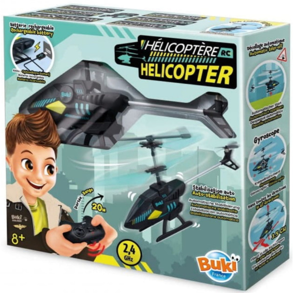 HELIKOPTER zdalnie sterowany z pilotem BUKI 8+