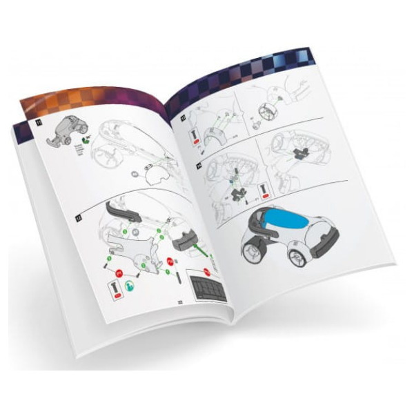 AUTO NA SPRĘŻONE POWIETRZE do samodzielnego złożenia Air Racing BUKI 8+