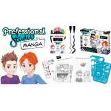 KOMIKSY MANGA zestaw kreatywny do nauki rysowania Professional Studio BUKI 10+